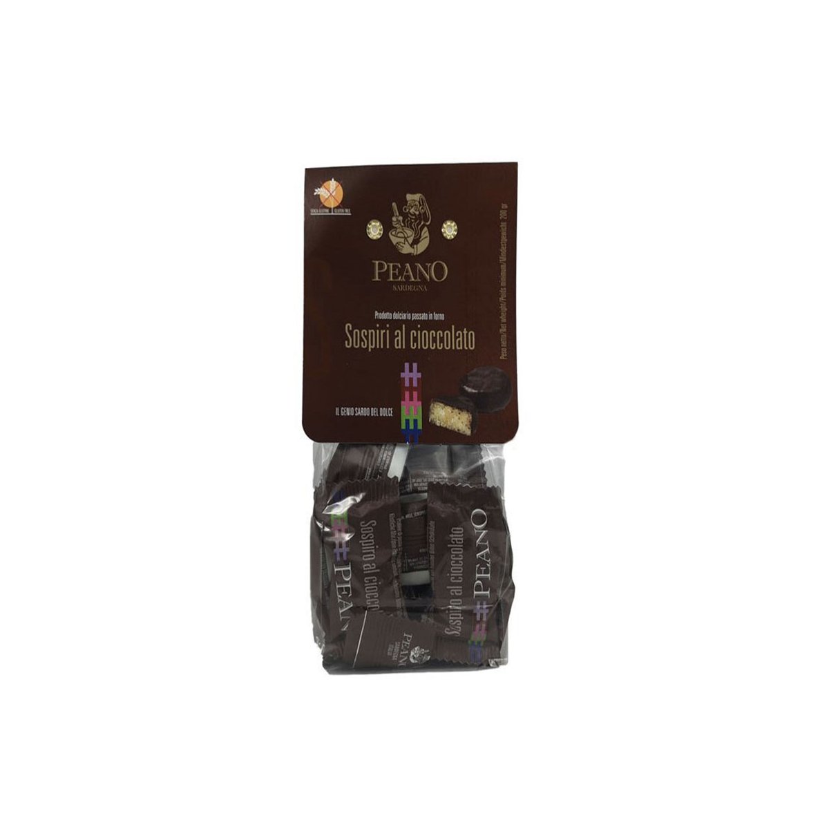 Sospiri al Cioccolato 200 gr. "Peano Sardegna"