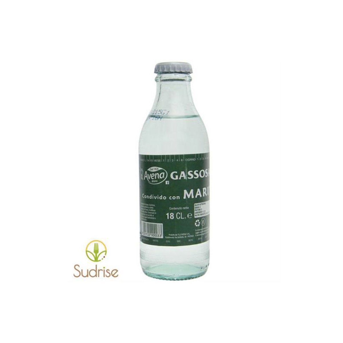 GASSOSA AVENA 24 Bottiglie gassosa Lucana 18cl Prodotto TIPICO LUCANO