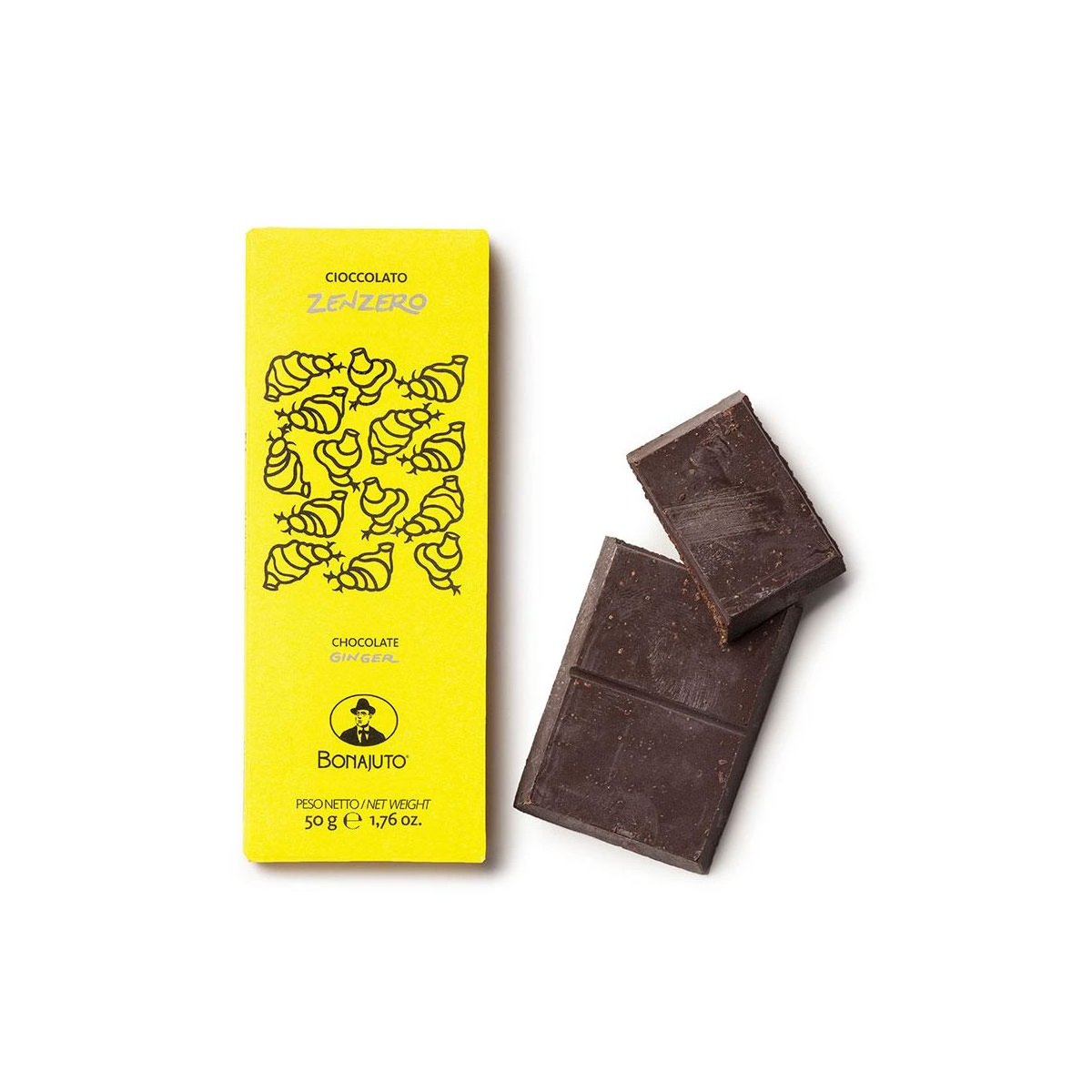 Cioccolato allo Zenzero, 50 gr