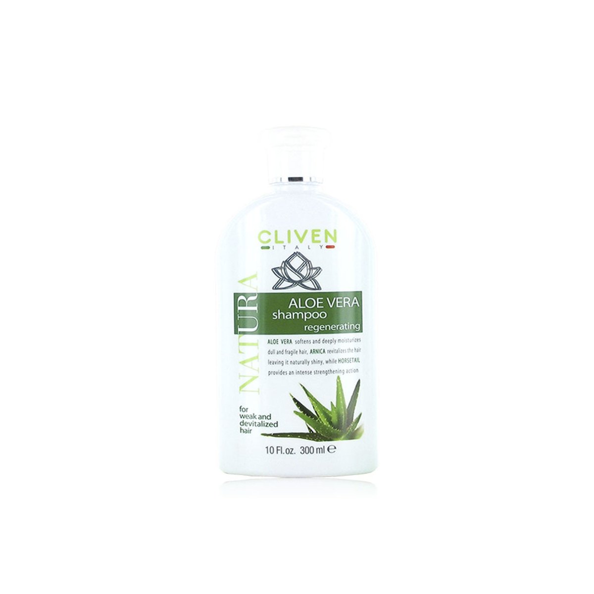Natura Shampoo Aloe Vera Neutro Ristrutturante - con Ceramidi per Capelli Fragili e Devitalizzati, 300 ml