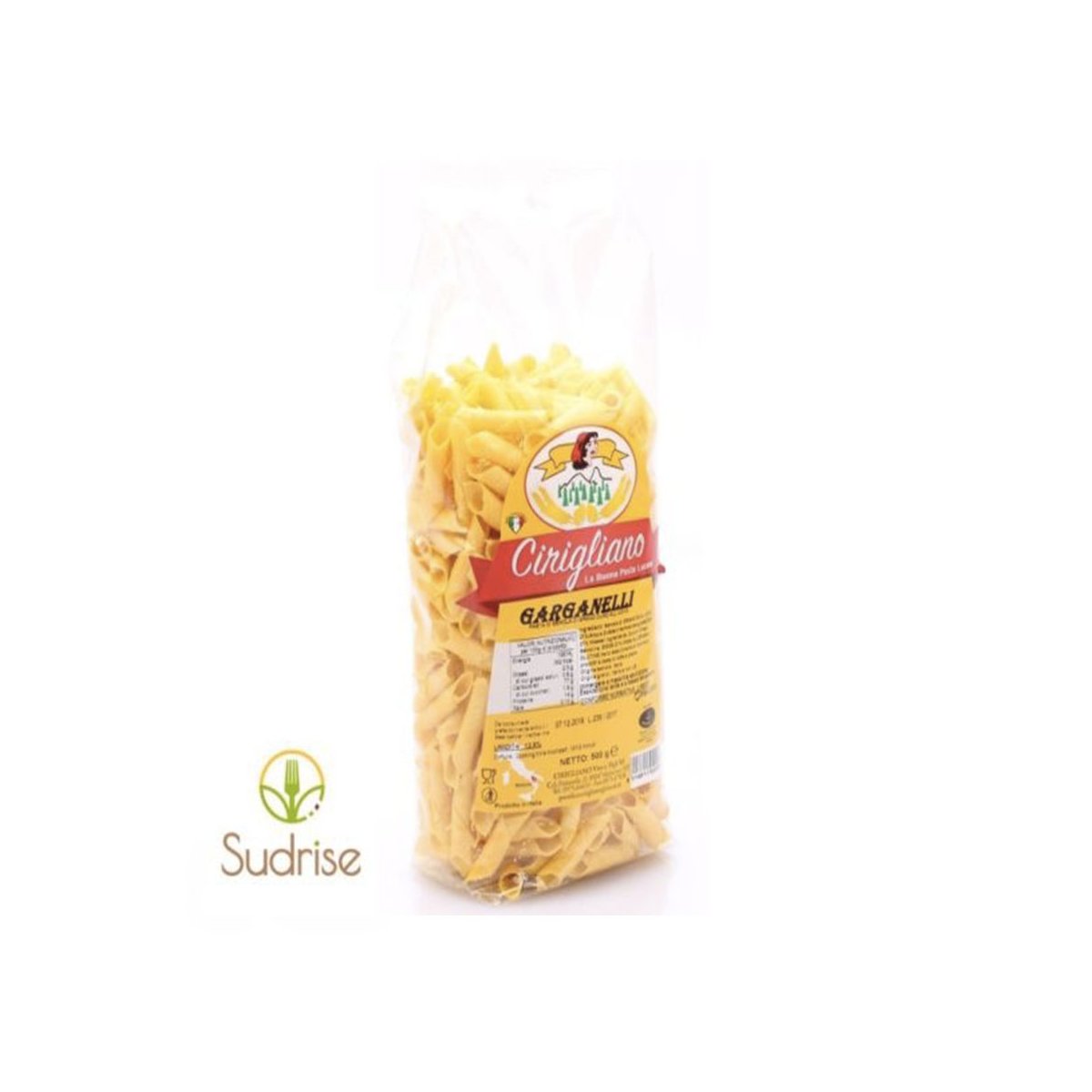 Garganelli di semola di grano duro all'uovo-Cirigliano-Prodotti Tipici Lucani
