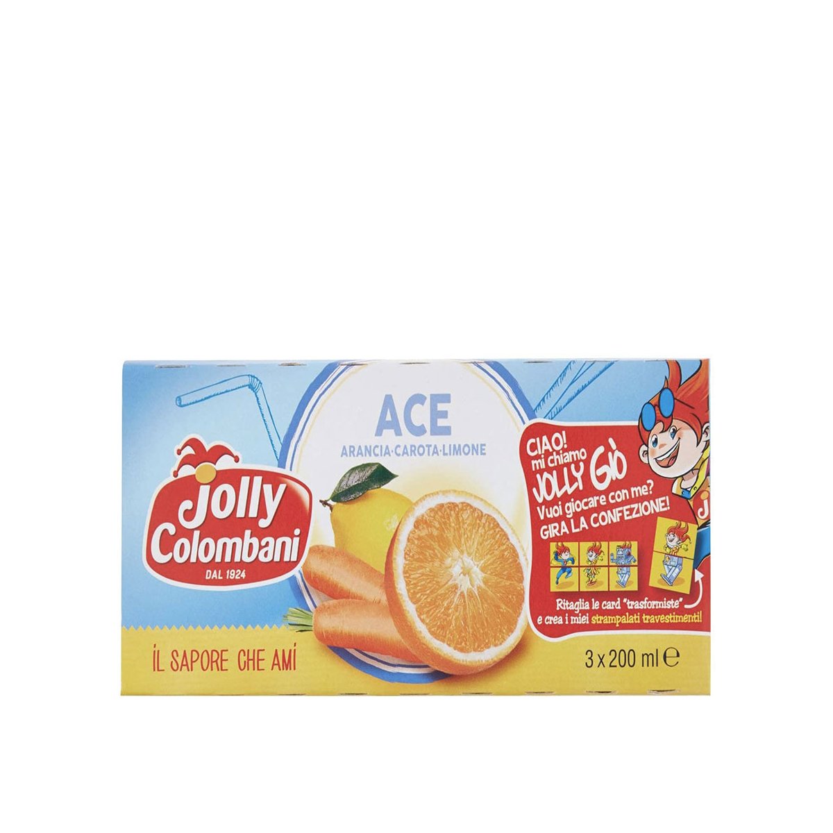 Jolly Colombani Succo 200Mlx3 Ace