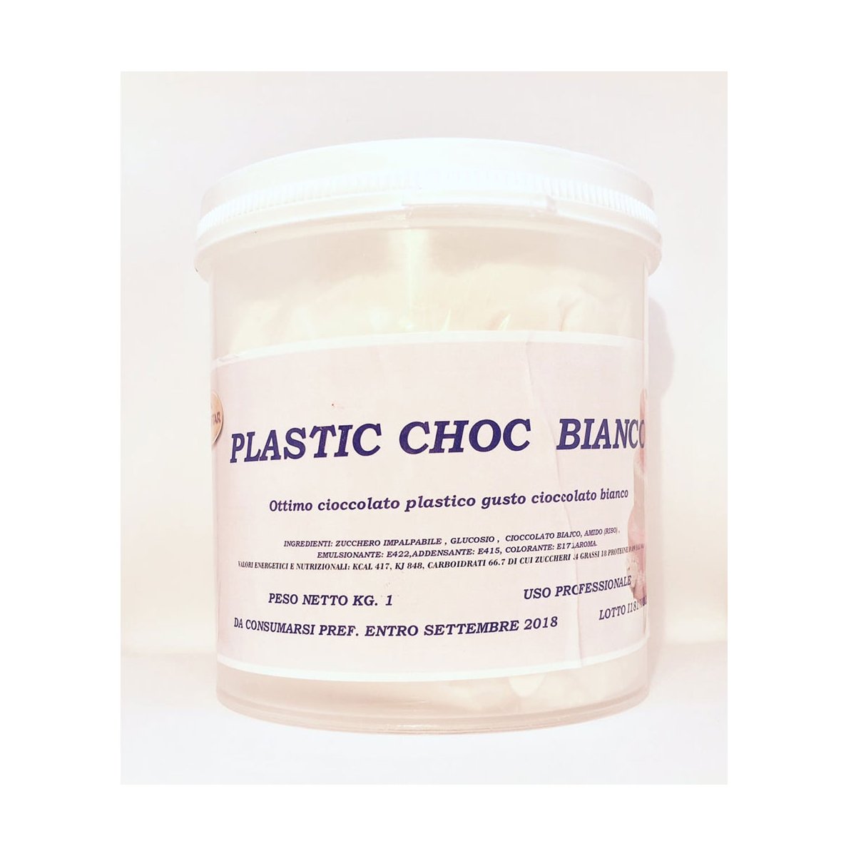 Cioccolato Plastico Bianco Dulcistar – 1 kg