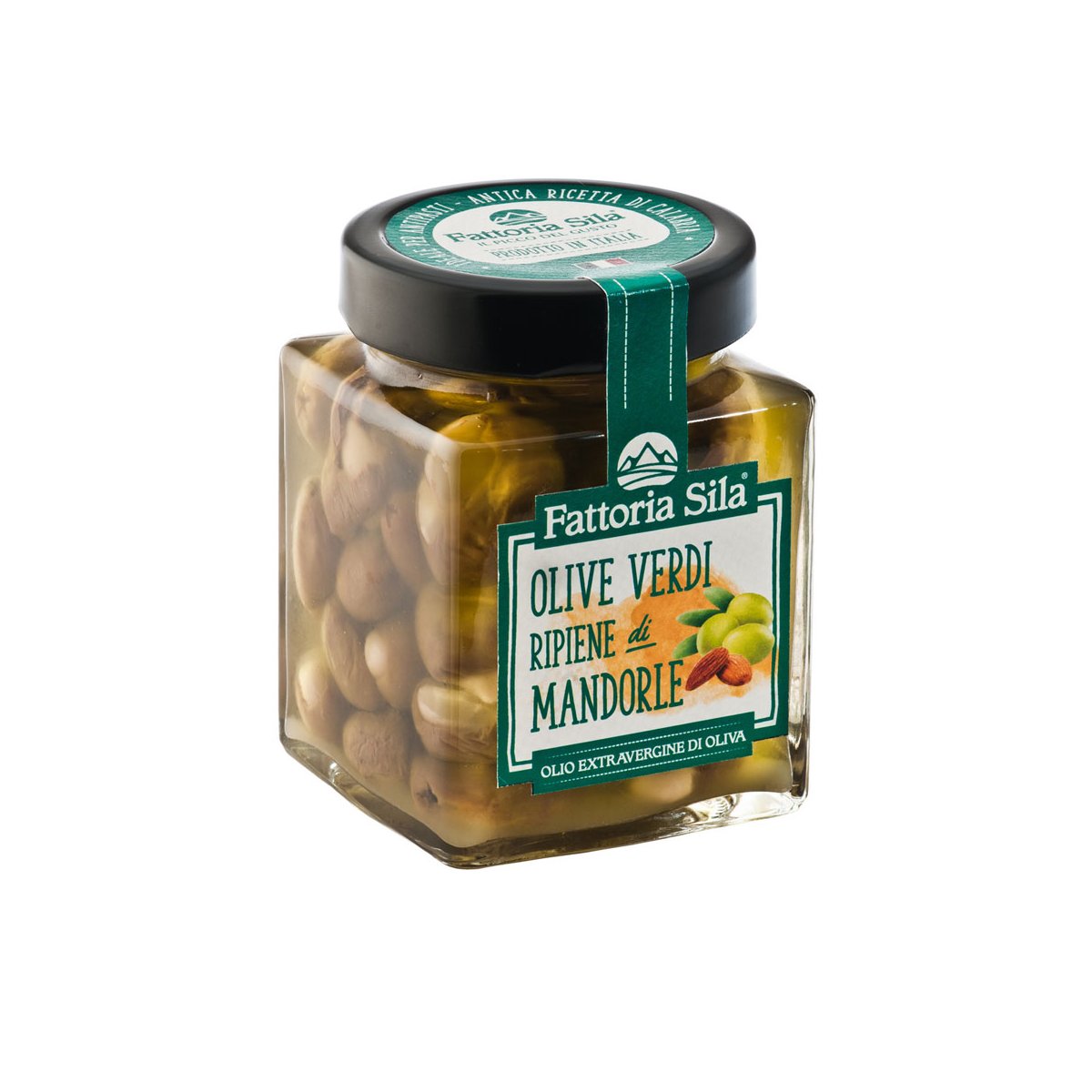Olive Verdi ripiene di Mandorle - 280 gr