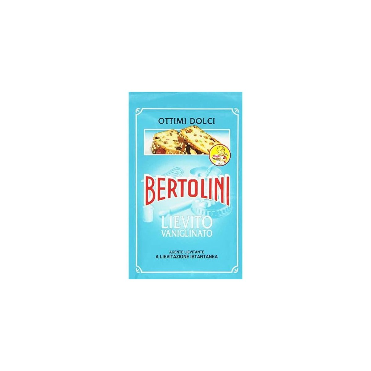 Lievito Vanigliato Bertolini, Istantaneo per dolci, 16 grammi