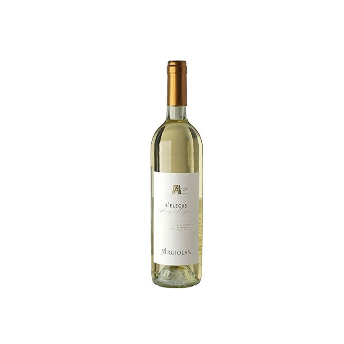 6 x 0.75 - S'elegas è un Vino bianco sardo, Nuragus di Cagliari DOC prodotto dalla storica cantina di Argiolas, a Serdiana
