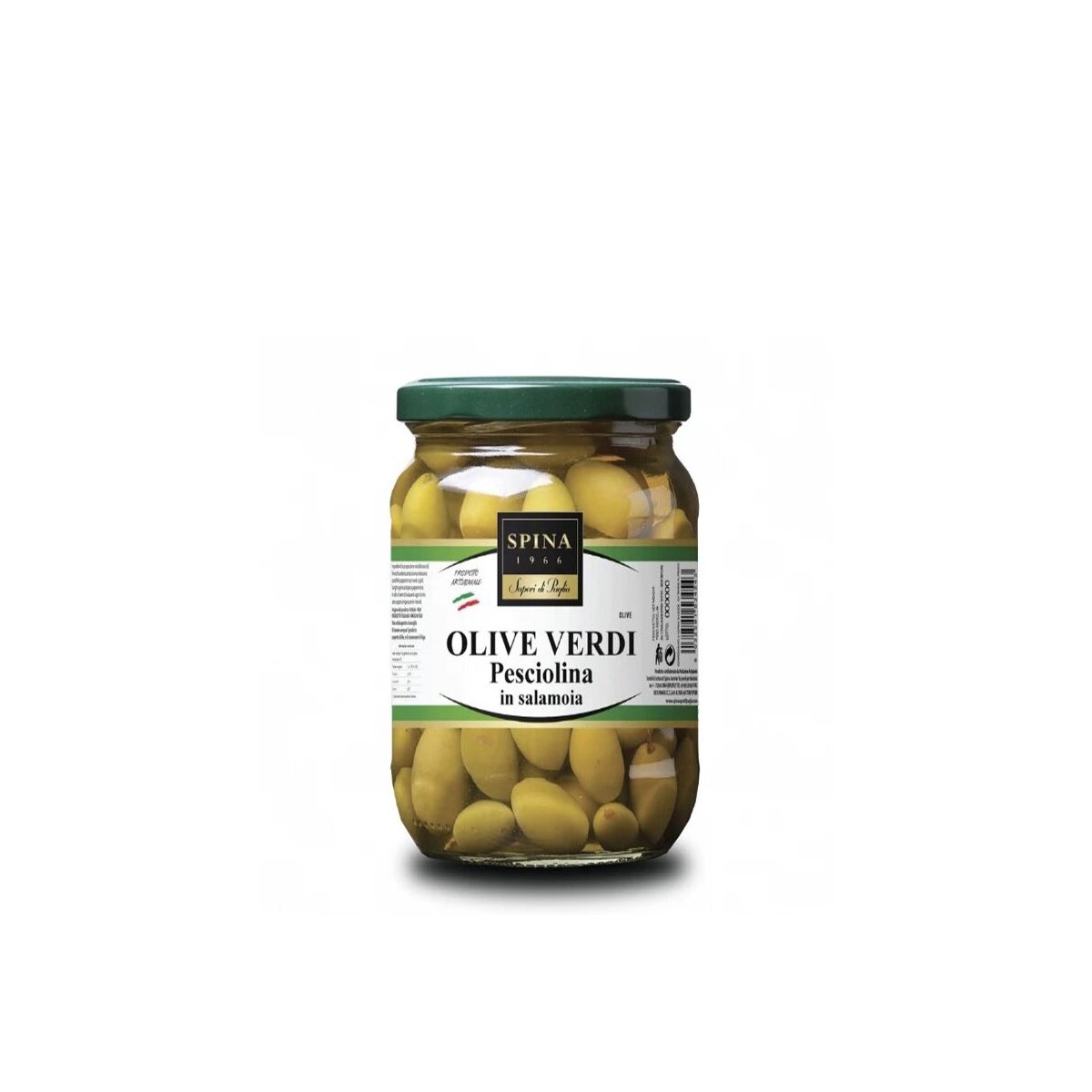 Olive verdi pesciolina in salamoia aromatizzata