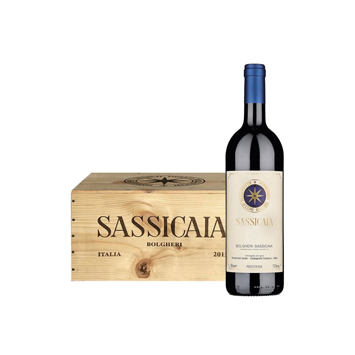 Sassicaia 2016 6 bt. in legno  Tenuta San Guido - Toscana