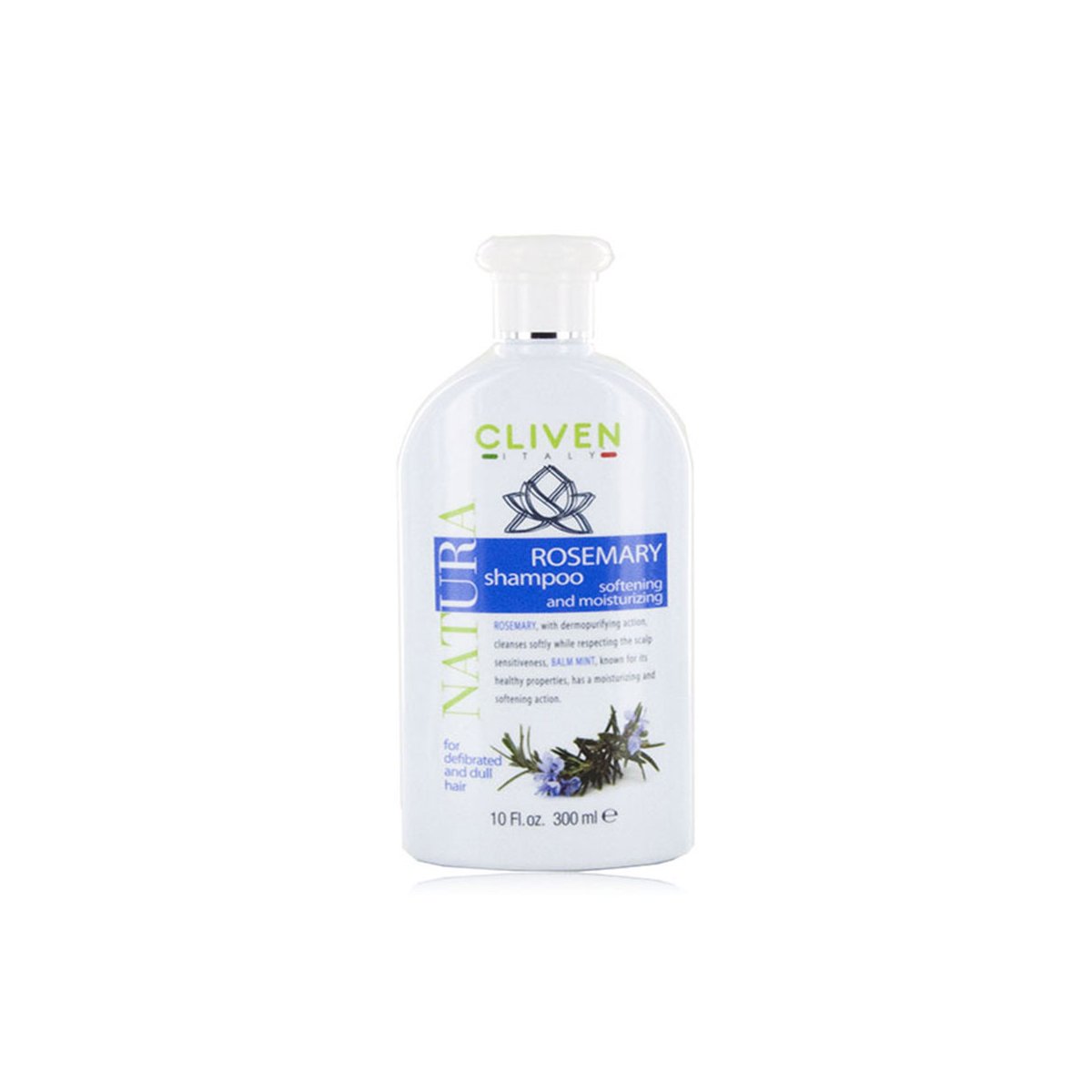 Natura Shampoo Rosmarino Neutro Rivitalizzante - con Ceramidi per Capelli Sfibrati e Spenti, 300 ml