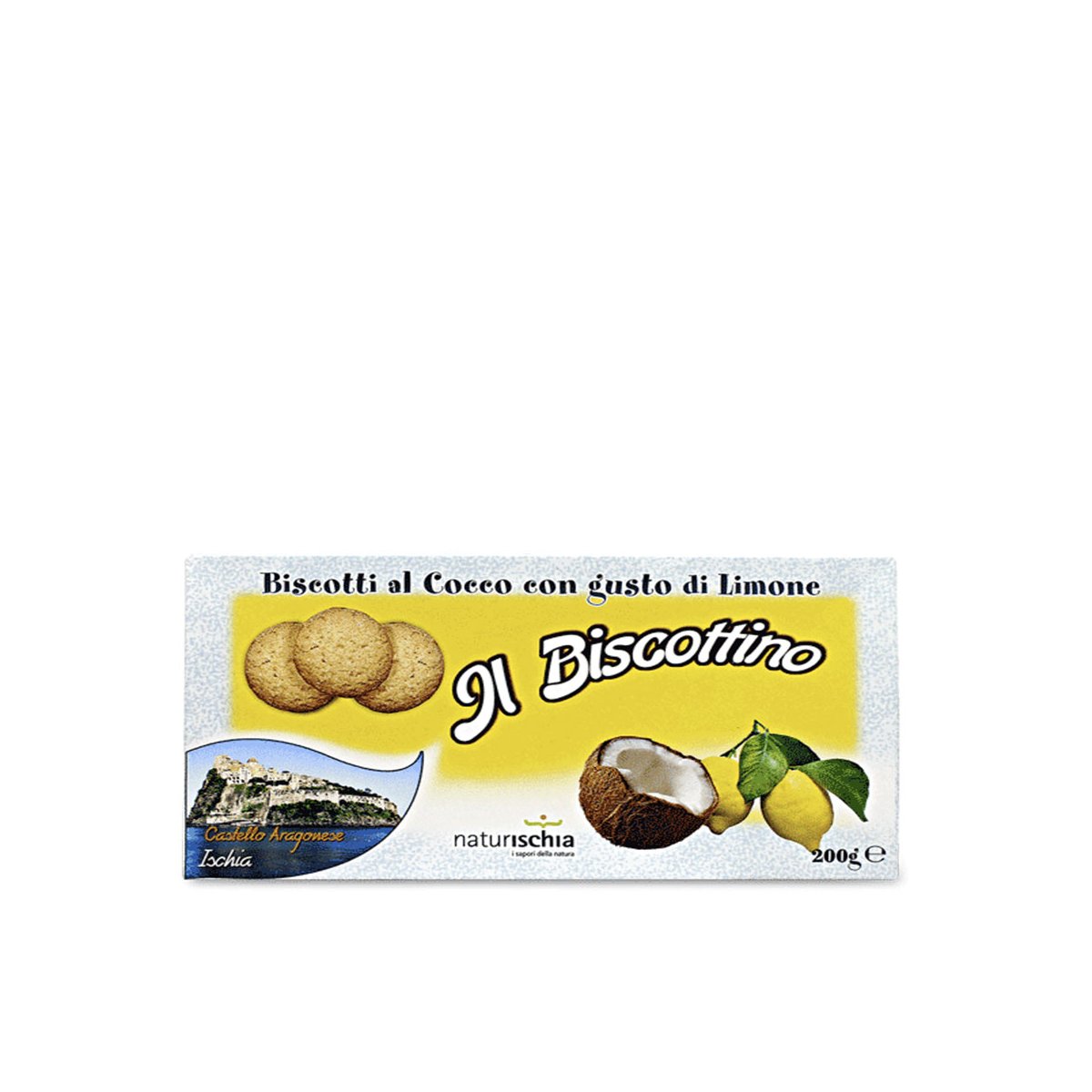Biscotti al cocco e limone "Il Biscottino" 200 gr