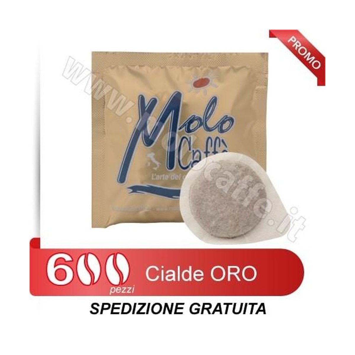 600 Cialde ORO Molo Caffè - PROMO SPEDIZIONE GRATUITA